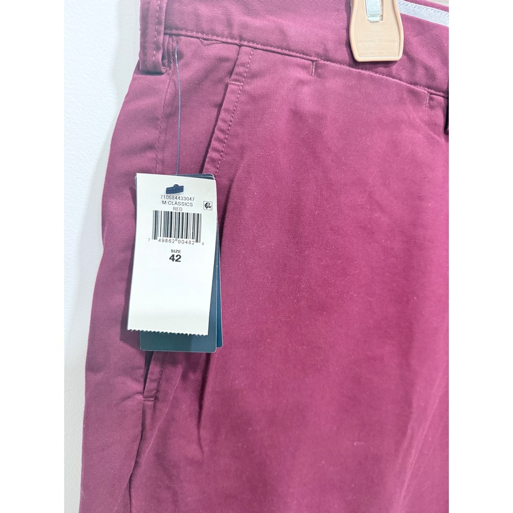 Polo Ralph Lauren Mens Stretch Classic Fit 9 Inch Chino Shorts Burgundy Red 42 - Picture 5 of 7